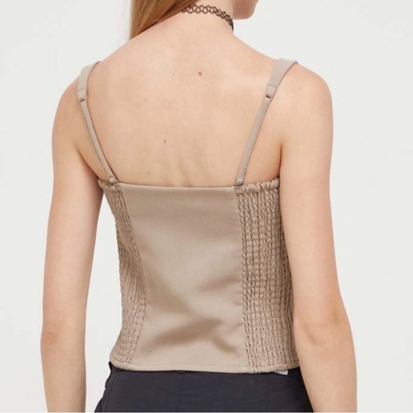 Abercrombie & Fitch Taupe Tan Bustier Tank - Picture 4 of 14